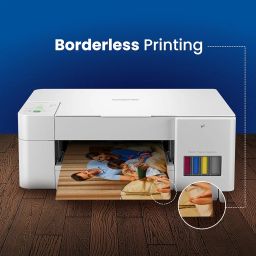 Brother DCP-T426W Multifunction (Print Scan Copy) Ink Tank Color Printer Best for Home, 150 Sheet Paper Tray, WiFi, Print Up to 7.5 K Pages in Black and 5 K in Color Each for (CMY), Free Installation image 2