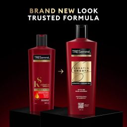 TRESemme Keratin Smooth Shampoo 1000ml With Keratin Protein and Argan Oil | Salon-Like Smooth Hair | Up To 72H Frizz Control image 2