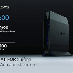Linksys E5600 AC 1200 Dual-Band (2.4 Ghz & 5 Ghz) Wi-Fi Router with Easy Mesh Feature & Mu-Mimo,Fast Speeds Up to 1.2 Gbps and Coverage Up to 1,000 Sq Ft with Easy Browser Set Up & Parental Controls image 1