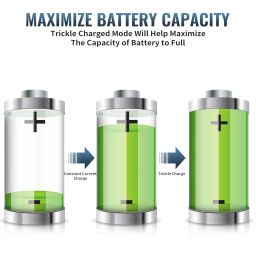 BONAI 8+1 Bay AA Battery Charger with LCD Display for Rechargeable AA/AAA NiMH/NiCd 9V Rechargeable Batteries image 4