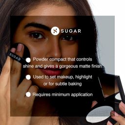 SUGAR Cosmetics Powder Play Translucent Compact | Matte Finish & Smooth Application | Long Lasting - 6gm image 2