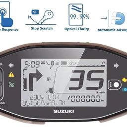 HONEY TEMPERED HUB Digital Cluster Screen Guard For TVS JUPITER 125 SMARTXONNECT Scooter 2024 || TFT Meter Display Console Protector || Anti Scratch Jupiter125 X Connect Accessory [Not Tempered Glass] image 1