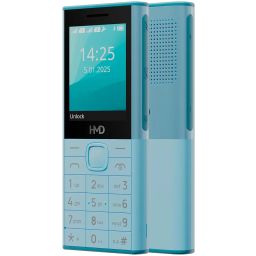 HMD 150 Music | Built-in Powerful Loud Speaker & Dedicated Music Buttons | Music Player and Wireless FM Radio | 2500 mAh Battery & Type C Fast Charger | Built-in UPI App with Scan & Pay | Light Blue image 4
