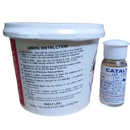 RANA POLYMERS LSR-210 (Shore 10 Soft Liquid Silicone Rubber) Supreme Moulding for Candle Making, DIY Resin, Soap, Crafts & Many More Pattern Making (500 gm, LSR 210 Fast catalyst) image 3
