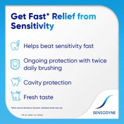 Sensodyne Toothpaste Rapid Relief Combo pack, Sensitive tooth paste to help beat sensitivity fast, 160 gm multi-pack (80 gm x 2) image 5