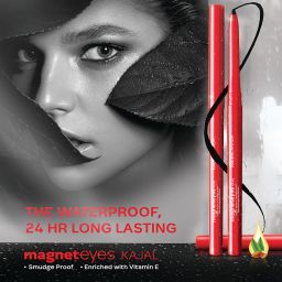 FACESCANADA Magneteyes Kajal 2 In 1 Black, Matte Finish image 1