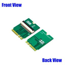 NGFF (M.2) Key A/E to PCI-E Express X1+USB Riser Card with High Speed FPC Cable image 3