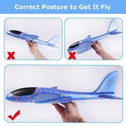 AK ANOLIHK The Value Airplane Toy - Large Throwing Foam Plane (1PC Foam Airplane FBA 0) image 4