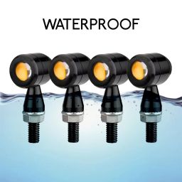 MIKANIX Bullet Shape Front/Rear Turn Signal LED Indicator Fog Light | Spot Light Universal For All Bikes (Pack of 4) image 2