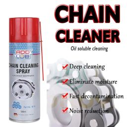 ADD LUB Chain Cleaner and Lube Combo Spray for Cycle Motorcycle & Chain Driven Machines 500ML (Pack of 2) image 2