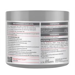 MuscleBlaze Micronised Creatine Monohydrate CreAMP Powder, Unflavoured (32 Servings, 100g), MB-Vite Daily Multivitamin (30 Tablets) & Omega 3 Fish Oil 1000 Mg (30 Capsules) | Pack of 3 image 2
