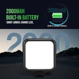 HIFFIN LT-003 Selfie Light with 3000-9000K Adjustable Color Temperature | 7W LED, 3 Light Modes (White/Warm/Natural), USB-C Charging, Portable Size for Phones, Vlogging & Video Making image 4