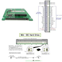 Chenyang mSATA Mini PCI-E SATA SSD to 2.5 inches IDE 44Pin Notebook Laptop Hard Disk Case Enclosure White Color image 3