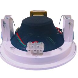 SONATO CS 461 T Ceiling Speaker is a Compact, efficient, and Stylish 100V Ceiling Speaker.Frequency Response: ~100 Hz – 15 kHz.Line Voltage: 100V.Speaker Size: 4 inches (Approx). image 1