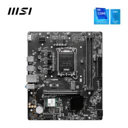 MSI PRO H610M-S WiFi DDR4 Motherboard, Micro-ATX - Supports Intel Core 14th, 13th and 12th Gen Processors, LGA 1700 - DDR4 Memory Boost 3200MHz/MAX, PCIe 4.0 x16 Slot, M.2 Gen3 Slot, BT 5.3 image 1