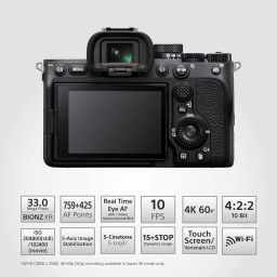 Sony Alpha ILCE-7M4K Full-Frame Hybrid Camera 33MP Interchangeable-Lens Mirrorless Camera with 28-70 image 2