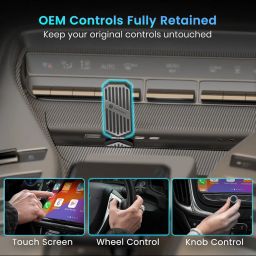 Portronics Tune Wireless Car Receiver, Converts Wired Auto Android & CarPlay to Wireless, USB Plug, Bluetooth Connectivity, Only for Cars with OEM Installed Wired Android Auto/CarPlay (Black) image 4