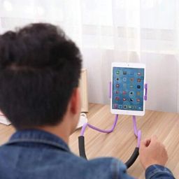 Lazy Neck Phone Tabletops Holder, Neck Hanging Mobile Cell Phone Stand, Multiple Function Bracket, Flexible Rotating Mounts Universal for Smartphones image 2