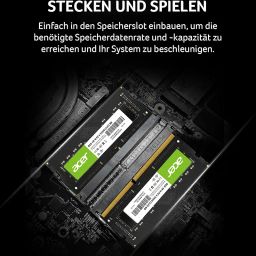 Acer SD100 8GB Single RAM 3200 MHz DDR4 CL22 1.2V Laptop Computer Memory - BL.9BWWA.206 image 4