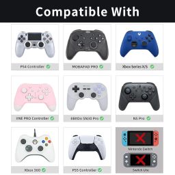 PSS PS5 Controller Thumb Grip Cap Non-Slip Rocker Cap Joystick Button Protective Thumb Grips Compatible for PS5 PS4 Xbox Series X Switch Pro Controller Accessories - 4 PC image 5