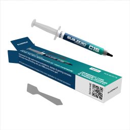 ATOMDOTS C15 Thermal Paste (incl.Spatula 2g) Conductivity 14.6 W/m*K, by Subzero Overclocking ™ | Designed for (CPU, GPU - PC, PS4 & PS5, Xbox) Long Durability, Non-capacitive- | Made in India image 2