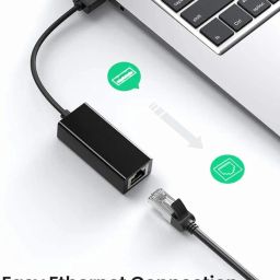 Sounce USB to Rj45 Ethernet Adapter, USB to 10/100/1000 Gigabit Ethernet LAN Network Adapter Compatible for MacBook, Surface Pro, Notebook PC with Windows7/8/10, XP, Vista, Mac image 1