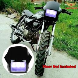 SORAX Cops Style LED Projector Hi/Low Beam Headlight with Daytime DRL Light For Hero Splendor Plus, Splendor Pro, Splendor image 4