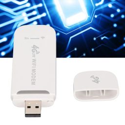 4G USB Modem, SIM Slot SIM WiFi Dongle Highly Durable Portable Size Wide Coverage High Stability for Home for Office for Library image 2