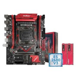 JE,ISHUO X99 Motherboard D4 LGA 2011 ATX Motherboard M.2 Slots 4 Channel DDR4 with 16GB RAM and E5 2680 V3 Processor image 2