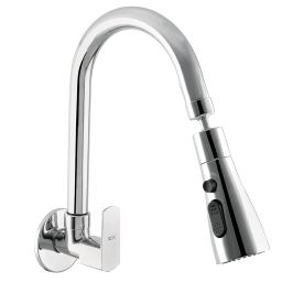 Rotatable Brass Kitchen Sink Tap ER-889223 Rotatable Neck Multiple Mode Function (3 Flow Mode) image 1