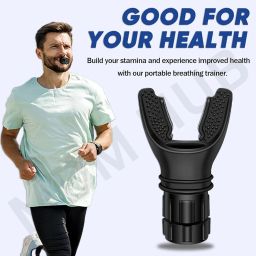 MDM HUB Portable Breathing Exercise Device for Lungs – Adjustable Resistance Breathing Trainer with Premium Silicone, Easy to Clean, Lightweight for Improved Breathing Capacity and Endurance (Multicolor) image 3