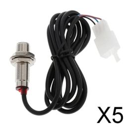 Enakshi® 5x12V Motorcycle Speedometer Cable Sensor Case Digital Odometer 85cm| Parts & Accessories | Motorcycle Parts | Instruments & Gauges | Other Instruments & Gauges image 1