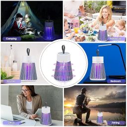 Mosquito Lamp USB Powered Killer for Home Working Purely in Physical Eco Friendly Electronic Led Mosquito Eradication Technique to Kill Mosquito Completely (Mosqito Killer Lamp, White) image 4