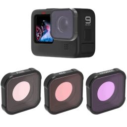 Action Pro Underwater Diving Red Filter Compatible with GoPro Hero-9 Black (Directly Replace The Standard Protective Lens On Your Camera) image 3