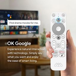 FitSpark 4K Dolby Audio Google TV Box with Google Assistant Android 12 Voice remote Chromecast compatible 2GB DDR-32GB eMMC HDMI, Ethernet LAN, USB-C, 2 x USB-A, 3.5mm AV, Optical Audio, Micro SD card image 4