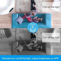 Eyetech 360 Wi-Fi Camera CCTV Camera 1080p Wireless PTZ Bulb Shape V380 Pro | Indoor 360° Smart Home Security Camera Light Vision 24x7 Continuous Recording with Motion Sensor LED Lights (Bulb Camera) image 3