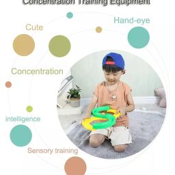 Maproline® 8 Shape Infinite Loop Interaction Balancing Track Toy Creative Track with 2 Bouncing Balls for Kids, Best Hand-Eye Coordination Developing Indoor Games for Kids - Multicolor image 4