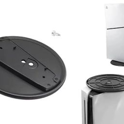 Vertical Stand for Compatible with PS5 Consoles Compatible with PS5 Slim Console, for Compatible with PlayStation 5 Slim Base image 1