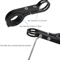 UDee Bicycle Double Handlebar Extender Extension - Aluminum Alloy Bracket for Extra Space and Firm Fixation image 5