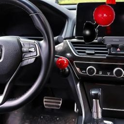 VAGHASIYA ENTERPRISE Car Push Start Button Rocker Car One Touch Start Button with Push-to-Start Rocker Lever Engine and Full Plastic Ball bar Starter Cover (Multi_Pack Of 1) image 4