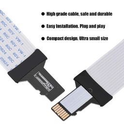 Compact Design, Plug and Play, TF to TF Extender Safe and Durable, Length 60cm Micro SD Extender Cable, Stable for Car Navigation for Computer Desk(48)' image 4