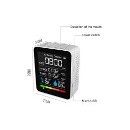 Air Pollution Meter With Digital display and alarm image 2