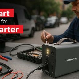 Turnon 220W Portable Power Station, 220W Battery, Camping, Road Trips, Emergency, Multi Purpose Power, and More with Power Socket, 2 USB A & 1 AC Port with LED Light. image 3
