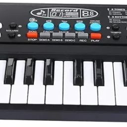 Storio Musical Sound Toys 37 Key Piano Keyboard Toy with Recording and Mic and Adapter for Power | 8 Rhythms 8 Tones 6 Demos Portable Electronic Keyboard Toy Beginners Age 3 to 5 Years Boys Girls image 3