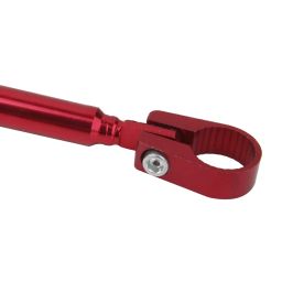Generic Motorcycle 7/8" Handlebar Cross Bar Steering Wheel Strength Lever Bar Red image 4