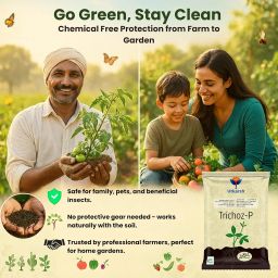 Utkarsh Trichoz-P (Trichoderma Viride 1.5% W.P.: 2 x 10^6 CFU/gm min.) for Plants, Crops and Home Gardening (5 Kg; Pack of 5 of 1 Kg) image 3