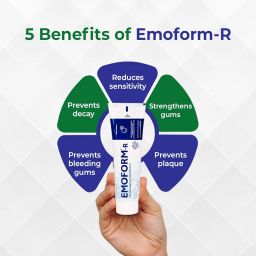 EMOFORM-R Emoform Plaque Removal Toothpaste 150 gm Pack of 2 image 1