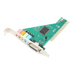 PCI Sound Card 4.1 Channel Computer Desktop Built in Sound Card Internal Audio Karte Stereo Surround CMI8738 Support Duplex Playback and Recording image 5