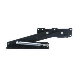 Antrader Lift Up Top Mechanism Hardware Folding Spring Tea Table Hinge Furniture Air-Operated Lifting Rack Shelf Bracket for Coffee Computer Table, Sold as Pairs image 5