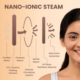 MEDTECH® Handyvap 2 in 1 Vaporizer for Cold & Cough + Steamer for Face Steam | Steam Inhaler & Vaporizer Machine with Nano-Ionic Technology | Fast Mist in 30sec | 1 Year Doorstep Warranty | VAP-100 image 4